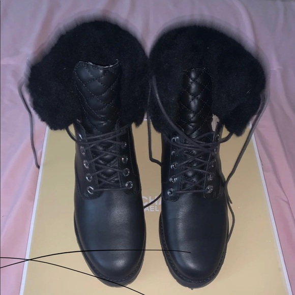 Michael kors Leather Teddy Hiking Boots - Picture 2 of 7